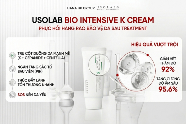 Kem dưỡng phục hồi chuyên sâu Usolab Bio Intensive K Cream