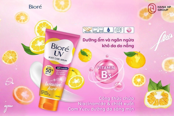 Top 9 kem dưỡng thể chống nắng SPF 50+ không bết dính