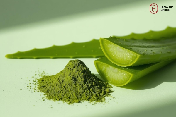 Kết hợp bột tảo và nha đam để làm mặt nạ dưỡng sáng dịu nhẹ cho da nhạy cảm