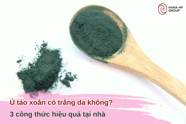 ủ bột tảo xoắn có trắng da không