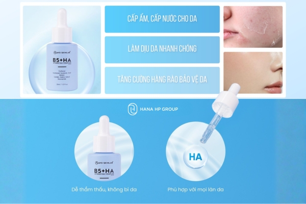 Serum cấp ẩm, làm dịu da AVO B5+HA Hydration Complex Serum