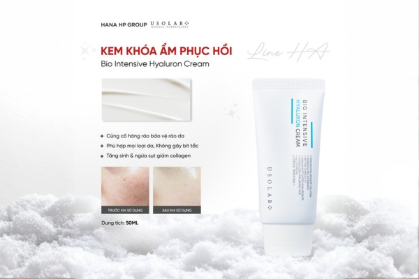 Kem dưỡng ẩm sâu Usolab Bio Intensive Hyaluron Cream