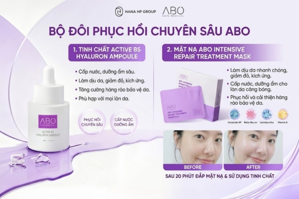 Dưỡng da sau sinh bằng nghệ