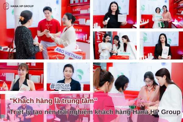 trải nghiệm khách hàng Hana HP Group